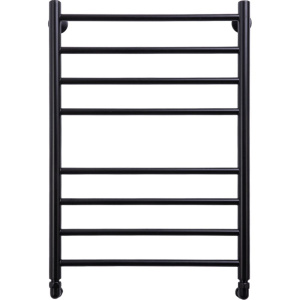 Полотенцесушитель водяной Comfysan Luce W-8 80х50 черный матовый