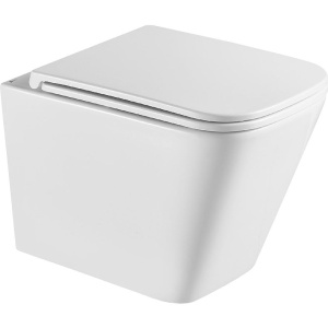 Унитаз подвесной Lemark Florex 9614001 белый глянец, с микролифтом Унитаз подвесной Lemark Florex 9614001 белый глянец, с микролифтом