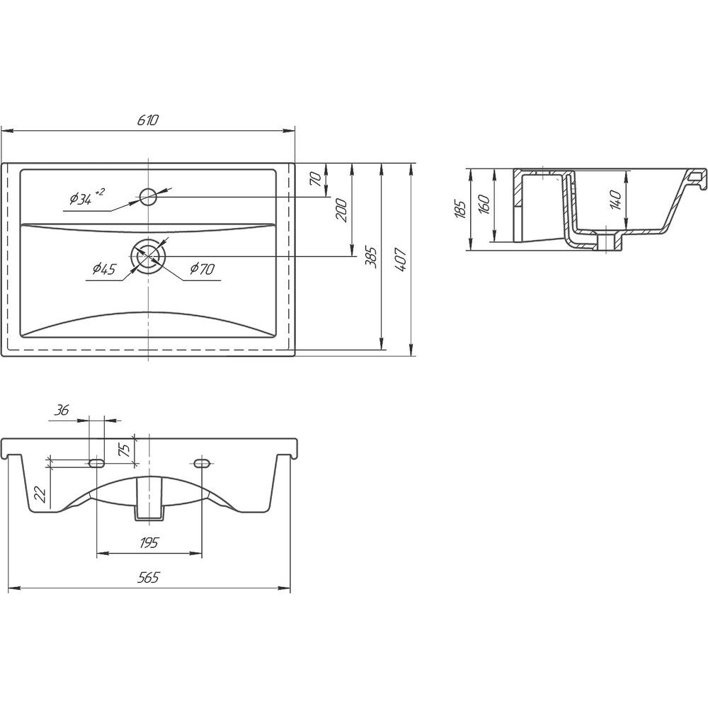 Купить Мебель для ванной Onika Тимбер 60.01 белая, дуб сонома в Москве с доставкой Мебель для ванной Onika Тимбер 60.01 белая, дуб сонома
