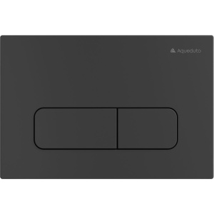 Кнопка смыва Aqueduto Forma FOR0140, черная матовая