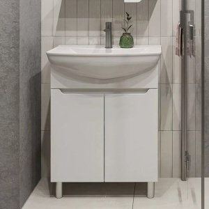 Тумба с раковиной SanStar Bianca 65