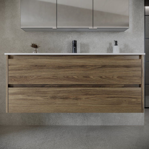 Тумба с раковиной Sancos Libra 120 см дуб чарльстон