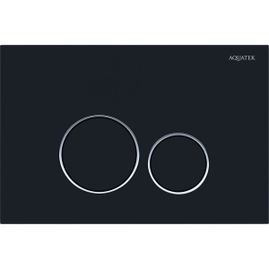 Кнопка смыва Акватек KDI-0000020 черная матовая