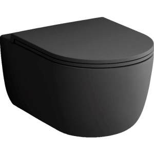 Унитаз подвесной Damixa Sirius DX86C1700MBSC с микролифтом, черный матовый Унитаз подвесной Damixa Sirius DX86C1700MBSC с микролифтом, черный матовый