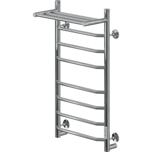 Полотенцесушитель электрический Ника Way 3, 80/40, с полкой, хром