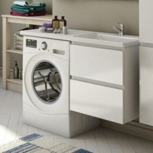 Тумба с раковиной Эстет Dallas Luxe 120 подвесная, 2 ящика R