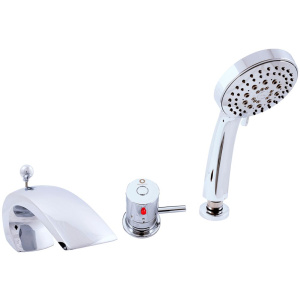 Термостатический смеситель Rav Slezak Termo DT272.5S на борт ванны, хром