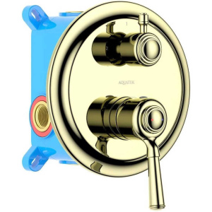 Смеситель для ванны Aquatek Классик AQ1546PG полированное золото