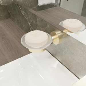 Мыльница Fixsen Comfort Gold FX-87008 золото сатин