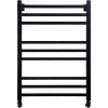 Полотенцесушитель водяной Comfysan Pioli-K W-8 80х50 черный матовый