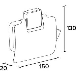 Держатель туалетной бумаги Koin Nice NI100