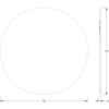 Зеркало круглое Evoform Primary BY 0043 70