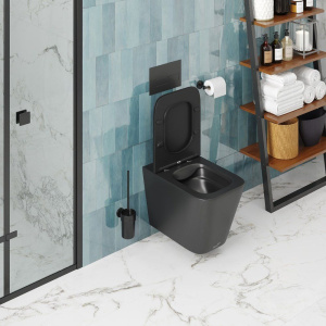 Купить Унитаз подвесной Ceruttispa Maiella Aria CT9163 безободковый, с микролифтом в Москве с доставкой Унитаз подвесной Ceruttispa Maiella Aria CT9163 безободковый, с микролифтом