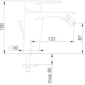 Смеситель для биде Remer Dream D20