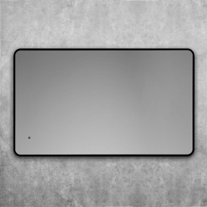 Купить Зеркало Art&Max Siena S 60х100 черное, с LED-подсветкой, 6000К в Москве с доставкой Зеркало Art&Max Siena S 60х100 черное, с LED-подсветкой, 6000К