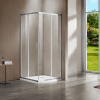 Душевой уголок Vincea Garda VSS-1G1011CL 110x100, профиль хром, стекло прозрачное