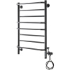 Полотенцесушитель электрический Domoterm Орфей DMT П8 50x80, черный, R