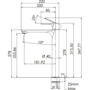 Смеситель для раковины Remer Energy EY11LBO белый матовый