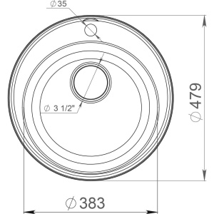 Мойка кухонная GranFest Quarz Quarz Z08 черный