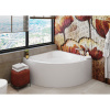 Акриловая ванна Vagnerplast Veronela Corner 140x140 см, угловая, с каркасом, четверть круга