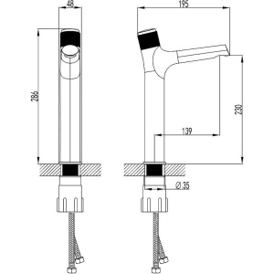 Смеситель для раковины Lemark Project LM4679C