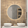 Зеркало круглое Art&Max Sanremo 100 с теплой подсветкой