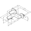 Смеситель для ванны с душем AM.PM Tender F45A10000