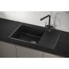 Мойка кухонная Granula Estetica 7807, шварц