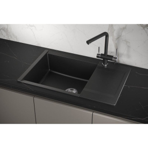 Мойка кухонная Granula Estetica 7807, шварц