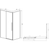 Душевой уголок Vincea Slim-N VSR-4SN9011CLB 110х90 см, профиль черный