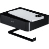 Держатель туалетной бумаги AM.PM Inspire 2.0 AA50A341522 с полкой для телефона и контейнером, черный