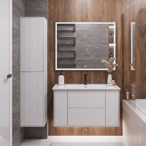 Шкаф-пенал SanStar Boston подвесной, белый