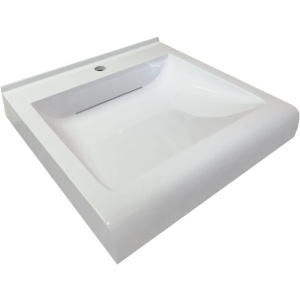 Раковина Stella Polar Футур 60, с кронштейнами и сифоном