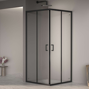 Душевой уголок RGW Passage PA-030B, 800x800x1950, профиль черный
