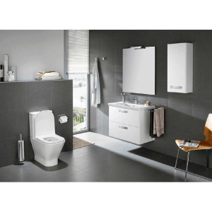 Купить Тумба под раковину Roca The Gap Original 70 ZRU9302878 белый глянец в Москве с доставкой Тумба под раковину Roca The Gap Original 70 ZRU9302878 белый глянец