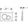 Кнопка смыва Geberit Sigma 01 115.770.DT.5 латунь