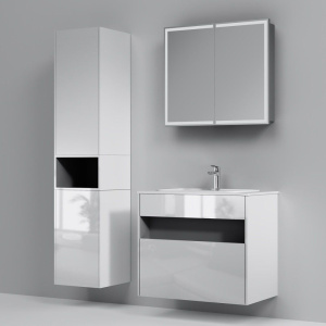 Мебель для ванной AM.PM Func 80 белый глянец