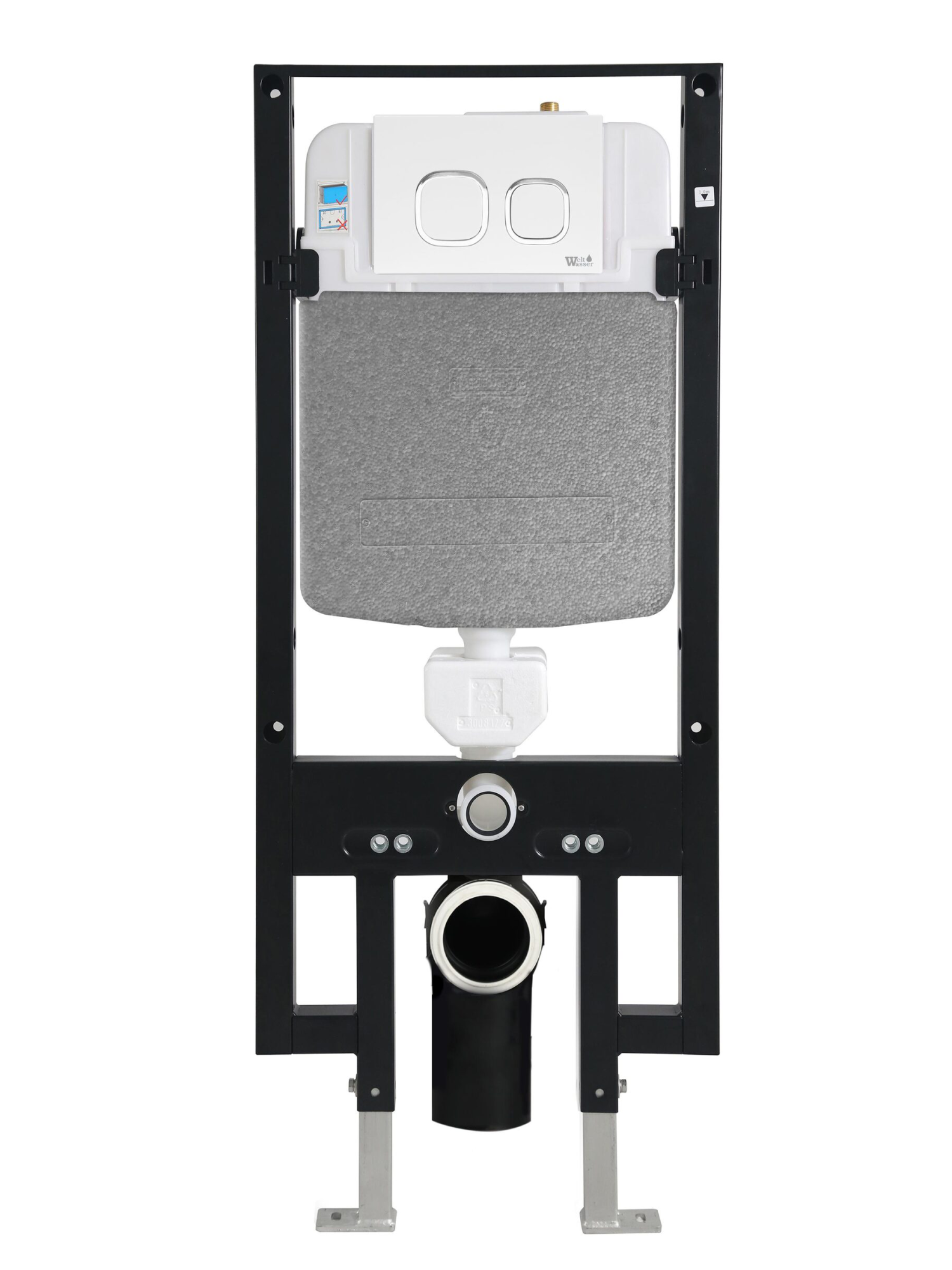 Инсталляция для подвесного унитаза без кнопки WeltWasser AMBERG 497 (10000005661)
