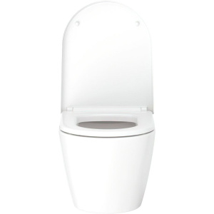 Купить Унитаз подвесной Duravit ME by Starck 25280900001 с микролифтом в Москве с доставкой Унитаз подвесной Duravit ME by Starck 25280900001 с микролифтом