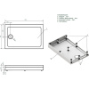 Поддон для душа Bas Олимпик 110x70