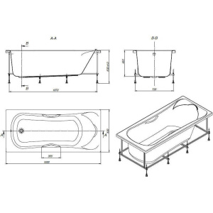 Акриловая ванна Roca BeCool 180x80 ZRU9302782