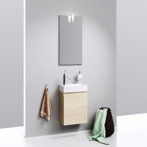 Тумба с раковиной Aqwella Leon MP 40, дуб сонома