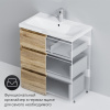 Мебель для ванной AM.PM Gem S 75 напольная, светлый дуб