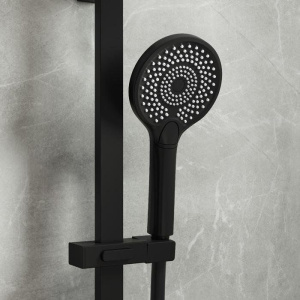 Душевая лейка IDDIS Optima Home OPH12BPi18 черная матовая