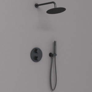 Купить Душевой комплект Vincea VSFW-101TMB С ВНУТРЕННЕЙ ЧАСТЬЮ, черный матовый в Москве с доставкой Душевой комплект Vincea VSFW-101TMB С ВНУТРЕННЕЙ ЧАСТЬЮ, черный матовый