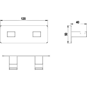 Крючок Timo Selene 10014/00 chrome
