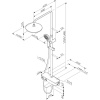 Душевая стойка AM.PM Inspire V2.0 F0750A522 с термостатом, черная