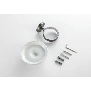 Мыльница для ванной Aquatek Бетта AQ4603BGM оружейная сталь