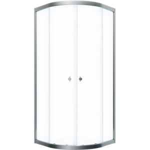 Душевой уголок Triton Альфа -хром 100x100, стекло прозрачное
