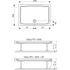 Поддон для душа Ravak Galaxy Pro Flat Gigant Pro 120х90